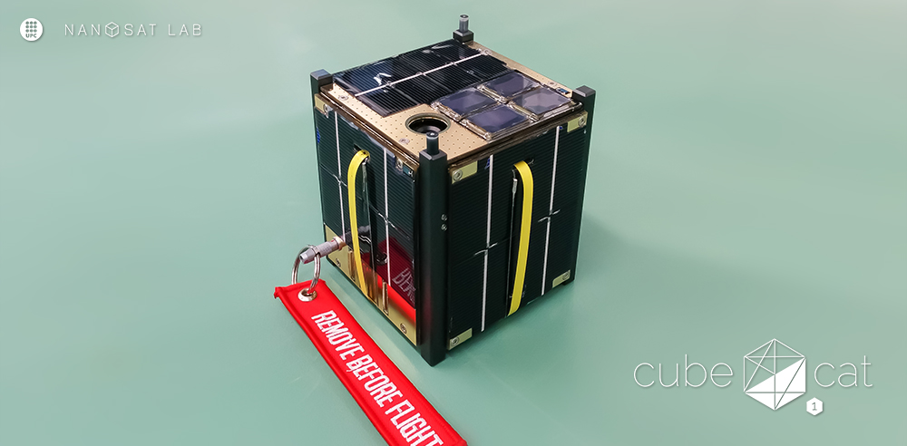 The first satellite in the lab's CubeCat series