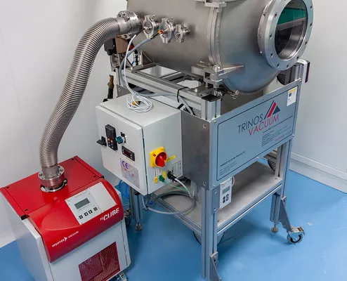 TVAC Pump&Termocouples Picture